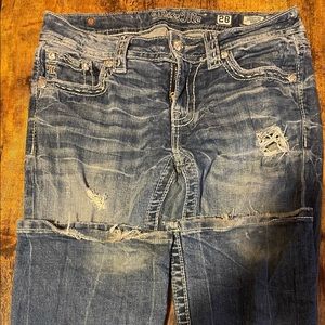 Miss me distressed jeans size 28